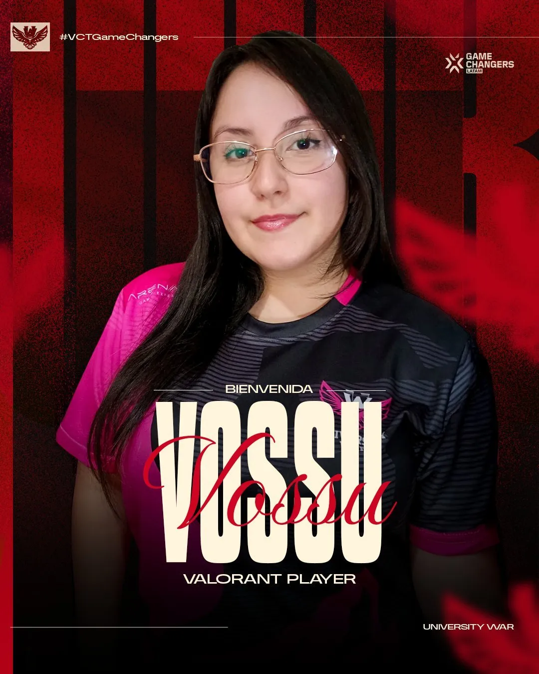 Vossu compitiendo con University War